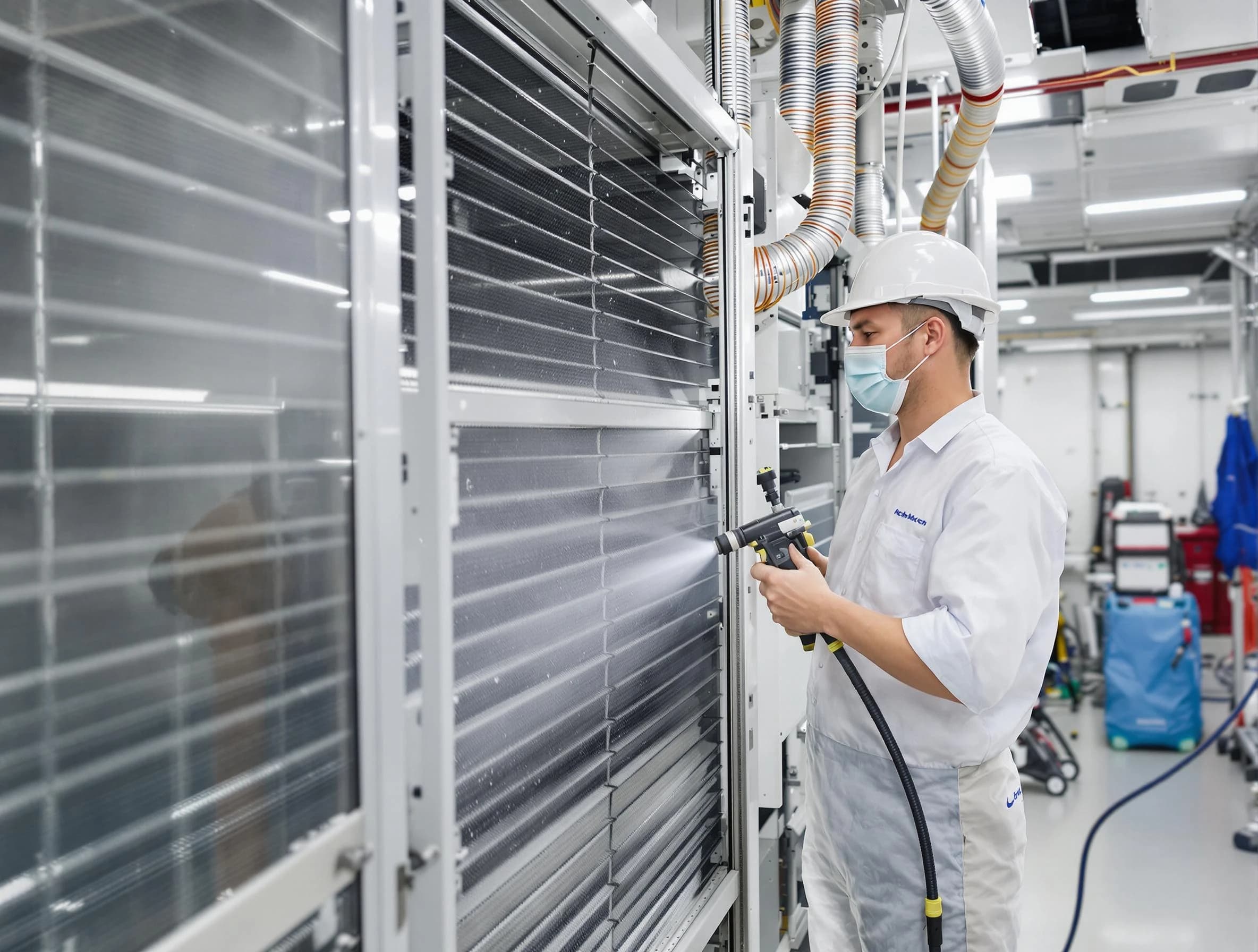 Professional AC coil cleaning by Lawrence Air Duct Cleaning in Lawrence