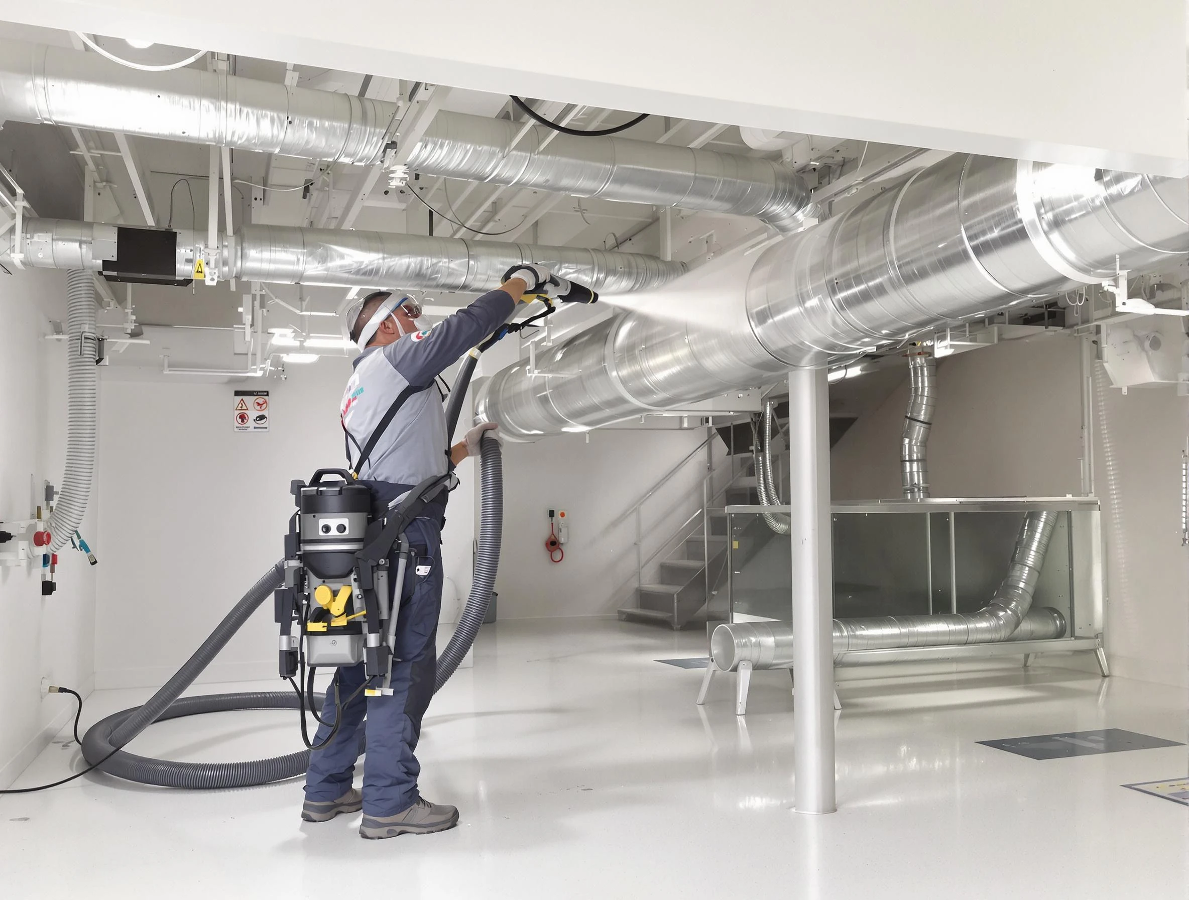 Professional central duct cleaning by Lawrence Air Duct Cleaning in Lawrence